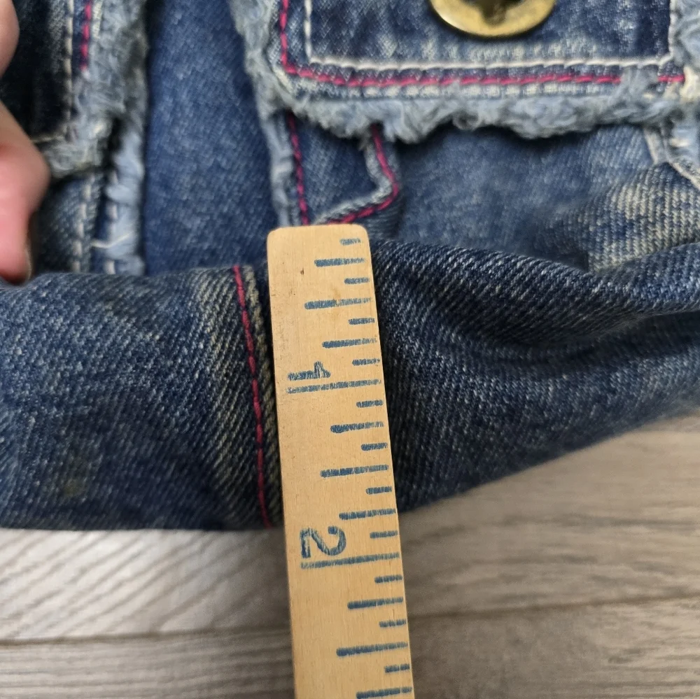 Y2K Denim Shoilder Bag Pink Stitching Boho Streetwear Preppy